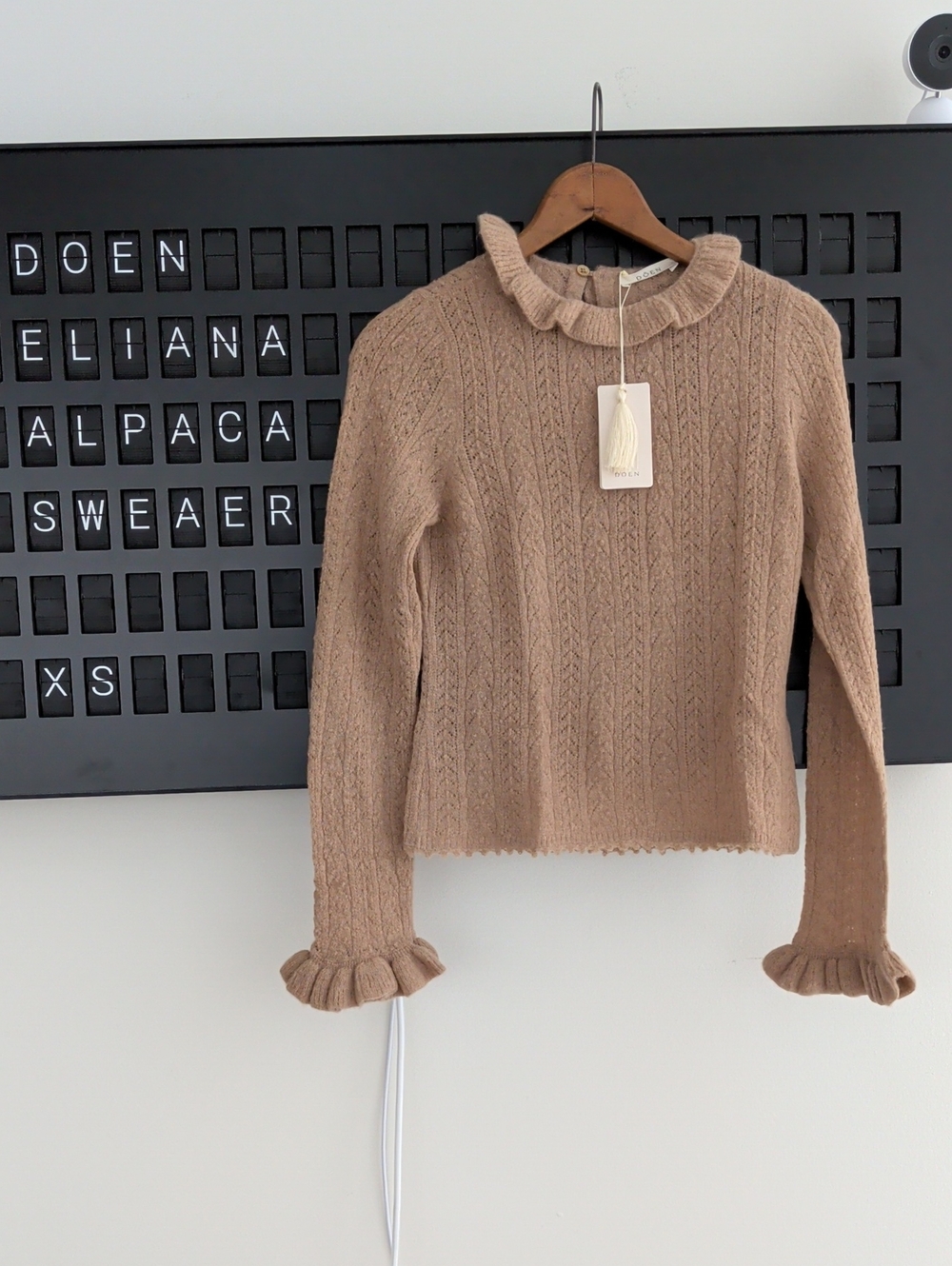 Doen Eliana Alpaca Sweater- XS